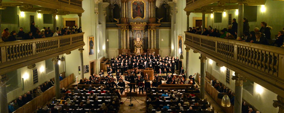 Das Weihnachtsoratorium von Johann Sebastian Bach in der Neustädter Kirche.
Foto: Klaus-Dieter Schreiter