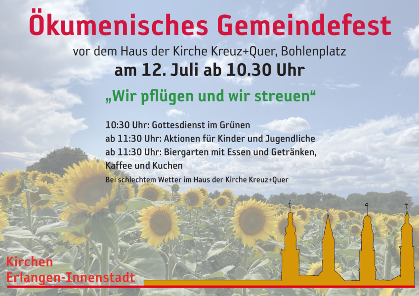 Plakat ökum. Gemeindefest 2026 quer